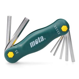 Mota Herramientas Lq71 Llaves Allen Tipo Navaja Juego 2-8mm