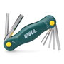 Mota Herramientas Lq71 Llaves Allen Tipo Navaja Juego 2-8mm