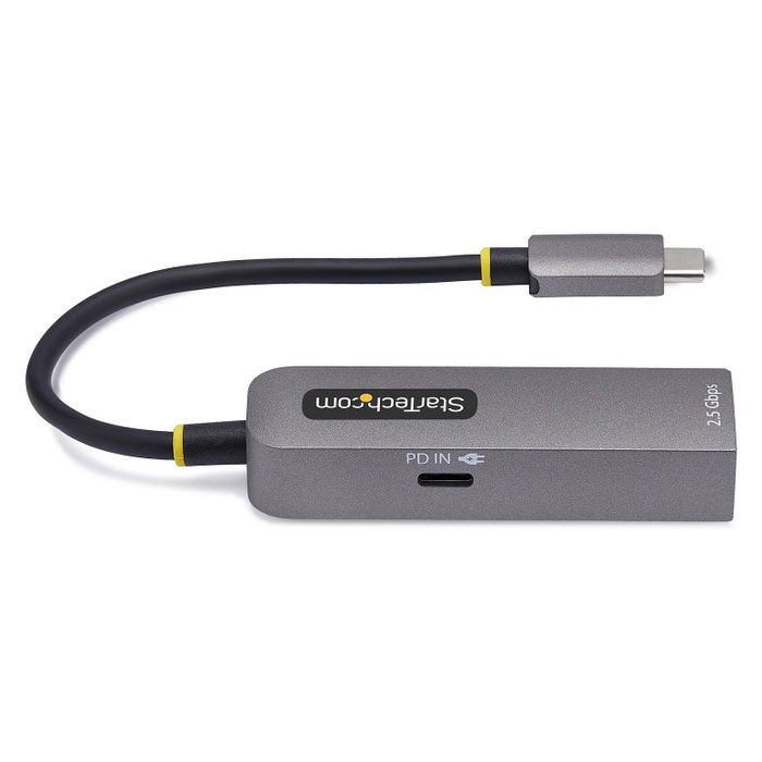 StarTech.com Adaptador USB-C a Ethernet 2,5 GbE con Power Delivery 100W Gris