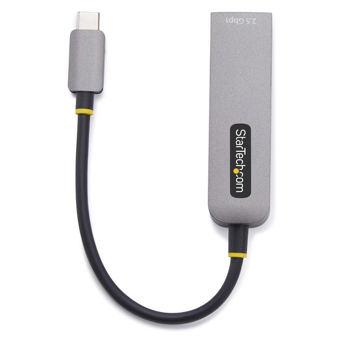 StarTech.com Adaptador USB-C a Ethernet 2,5 GbE con Power Delivery 100W Gris
