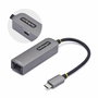 Cable USB Startech 2GPD3-USB-C-ETHERNET Gris