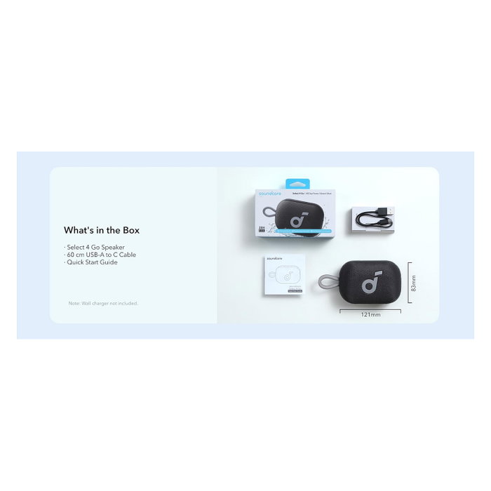 Soundcore Select 4 Go Altavoz para fiestas Negro 5 W Soundcore Select 4 Go Altavoz para fiestas Negro 5 W