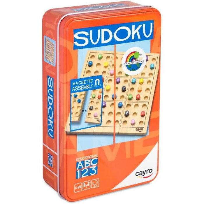 Cayro Juego Sudoku en caja de metal Cayro Juego Sudoku en caja de metal
