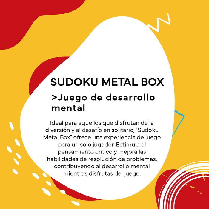 Cayro Juego Sudoku en caja de metal Cayro Juego Sudoku en caja de metal