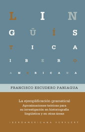 La ejemplificación gramatical, Francisco Escudero Paniagua - IBEROAMERICANA - VERVUERT