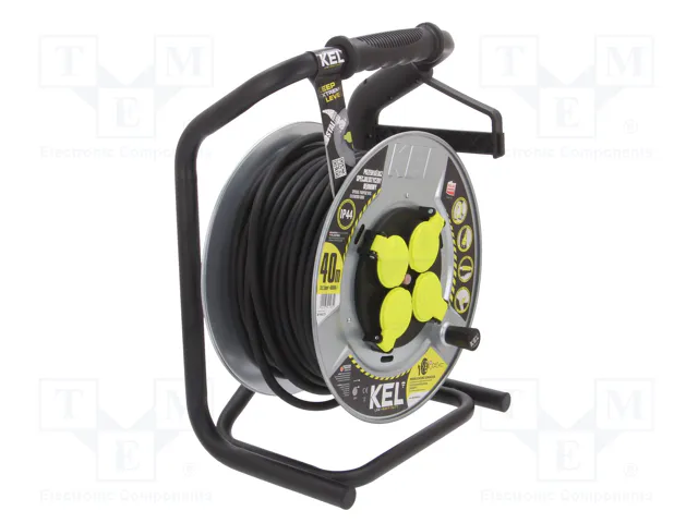KEL Prolongador de alimentación H05RR-F 3G2,5mm2 40m