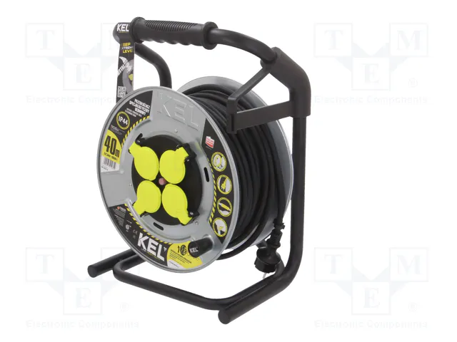 KEL Prolongador de alimentación H05RR-F 3G2,5mm2 40m