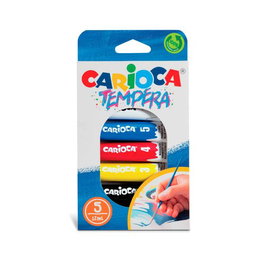 CARIOCA Témpera en Tubo 12 ml Estuche de 5