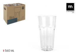 La Mediterranea Vaso Cocktail 560 ml (Pack de 24 Unidades) sun-dried