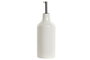 DKD Home Decor Aceitera de Porcelana e Inox 350ml Blanco