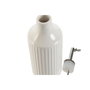 DKD Home Decor Aceitera de Porcelana e Inox 350ml Blanco