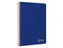 Liderpapel Cuaderno Espiral A4 Witty Tapa Dura 80 Hojas 90gr Pauta 2,5mm con Margen Color Azul Oscuro
