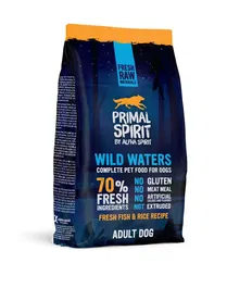 Alpha Spirit Canine Primal 70% Wild Waters Alimento para Perros Adultos 1 kg