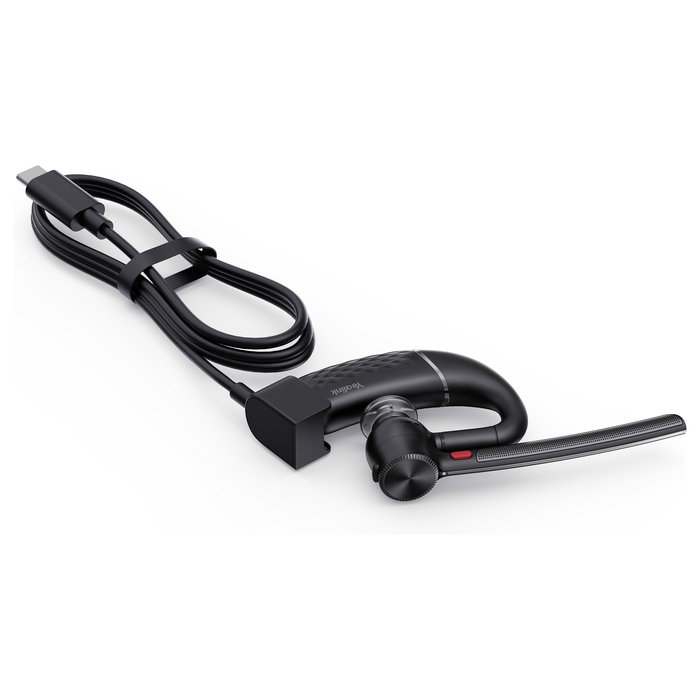 Yealink Auriculares Bluetooth BH71 Lite para Oficina, Inalámbricos y Alámbricos, Gancho de Oído, Negro, 10h Autonomía, Bluetooth 5.3, USB-C, 18g