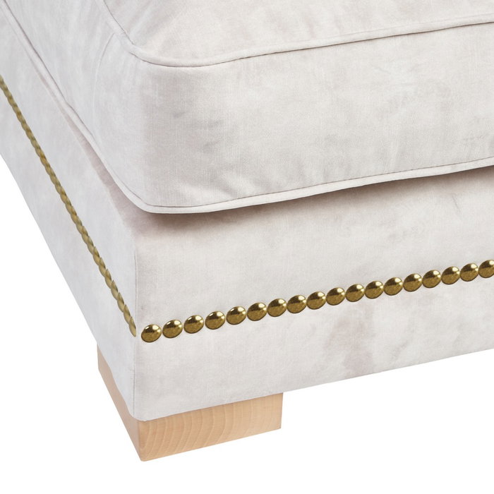 Sofá Chaise Longue Beige Tejido Salón 114 X 155 X 92 cm