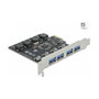 DeLOCK 90509 Tarjeta PCI Express x1 a 4 puertos USB 3.2 Gen 1