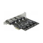 DeLOCK 90509 Tarjeta PCI Express x1 a 4 puertos USB 3.2 Gen 1