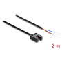 DeLOCK Barrera de luz 5 mm tipo U con salida PNP conmutable y cable de 2 m