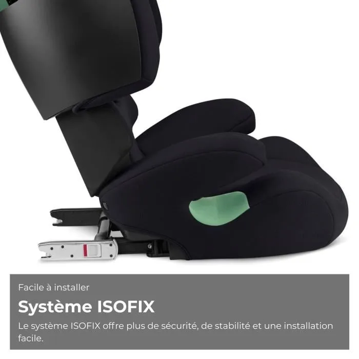 CYBEX Silla de Coche Solution X i-Fix Grupo 2/3 (15-36kg) de 3 a 12 años - Pure Black