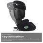 CYBEX Silla de Coche Solution X i-Fix Grupo 2/3 (15-36kg) de 3 a 12 años - Pure Black