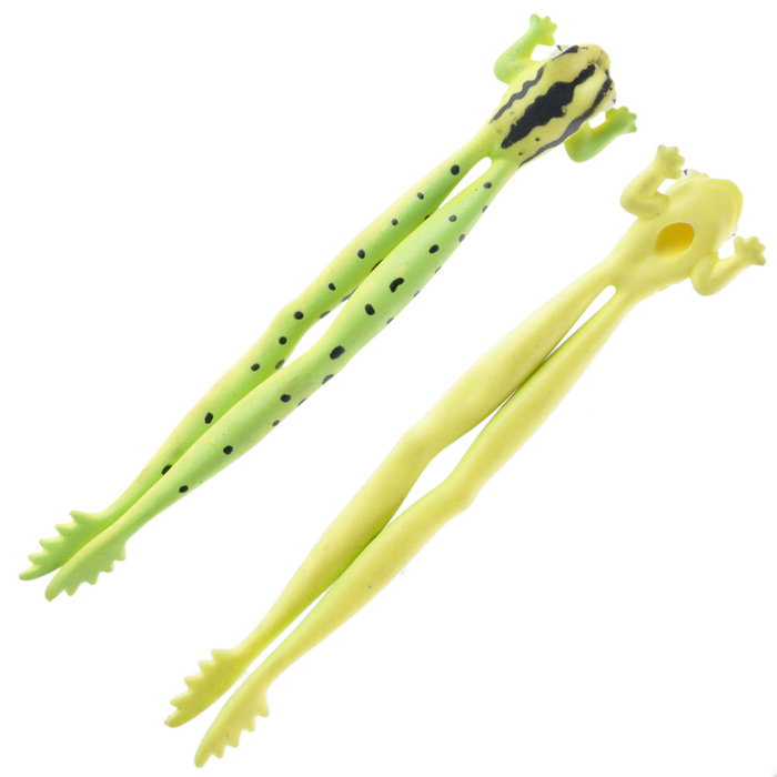 Jeux 2 momes Seche Pleure Rana o Serpiente Elástica Juguete que se estira hasta 2 metros