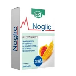 TREPATDIET-ESI Noglic 30 Comp - Complemento Alimenticio con Gymnema, Canela y Cromo para Mantener Niveles Normales de Glucosa en Sangre