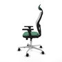 PIQUERAS Y CRESPO Silla de oficina Jorquera Verde esmeralda y Blanco