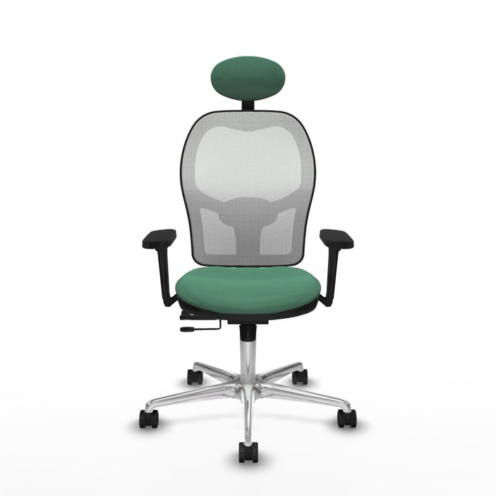 PIQUERAS Y CRESPO Silla de oficina Jorquera Verde esmeralda y Blanco PIQUERAS Y CRESPO Silla de oficina Jorquera Verde esmeralda y Blanco