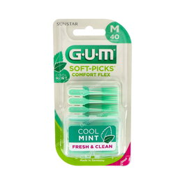 GUM Cepillo Interdental Soft Picks Comfort Flex Verde