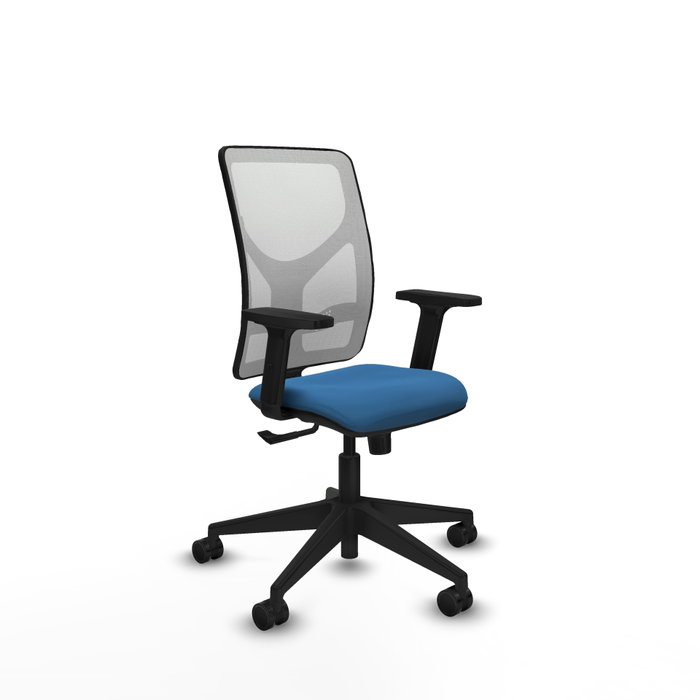 PIQUERAS Y CRESPO Silla de oficina Motilla con mecanismo Sincro, Azul claro y Blanco PIQUERAS Y CRESPO Silla de oficina Motilla con mecanismo Sincro, Azul claro y Blanco