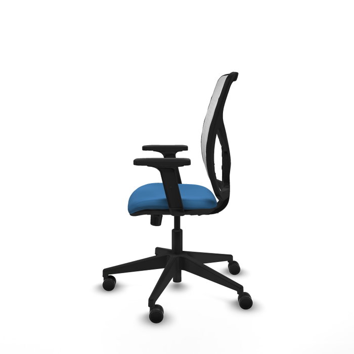 PIQUERAS Y CRESPO Silla de oficina Motilla con mecanismo Sincro, Azul claro y Blanco PIQUERAS Y CRESPO Silla de oficina Motilla con mecanismo Sincro, Azul claro y Blanco