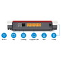 FRITZ!Box 7530 AX Router WiFi 6 Dual-Band con DSL, 4 puertos Gigabit Ethernet, VoIP DECT y soporte 3G, Color Blanco
