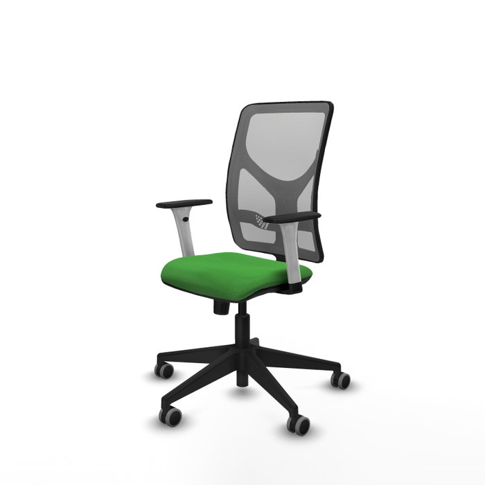 PIQUERAS Y CRESPO Silla de oficina Motilla con mecanismo Sincro, Verde y Gris PIQUERAS Y CRESPO Silla de oficina Motilla con mecanismo Sincro, Verde y Gris