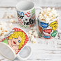 Quid Mug Cerámico Comic Blanco 33 cL (12 Unidades)带来