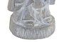 DKD Home Decor Figura de Buda Envejecido en Fibra de Vidrio Gris