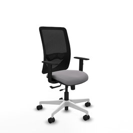 PIQUERAS Y CRESPO Silla de oficina Zulema Gris/Negro