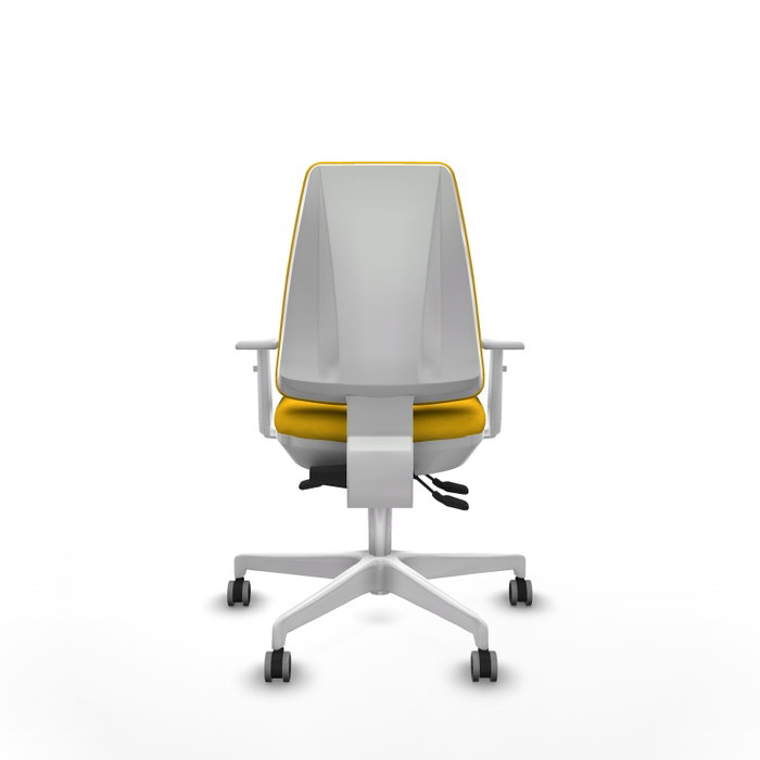 PIQUERAS Y CRESPO Silla de oficina Elche con mecanismo Asincro, Amarillo PIQUERAS Y CRESPO Silla de oficina Elche con mecanismo Asincro, Amarillo