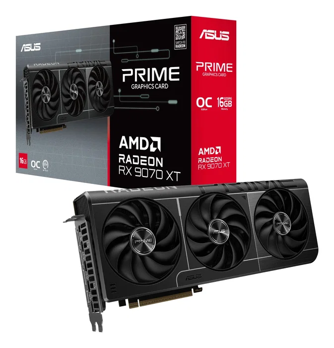 ASUS Prime Radeon RX 9070 XT 16 GB GDDR6 OC