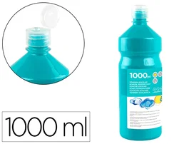 Liderpapel Tempera liquida escolar turquesa 1000 ml