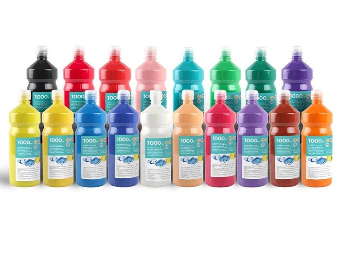 Liderpapel Tempera liquida escolar turquesa 1000 ml