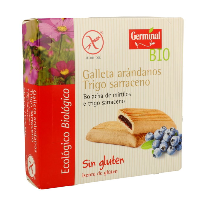 GERMINAL BIO Galletas de Arándano y Trigo Sarraceno Sin Gluten Bio 200g