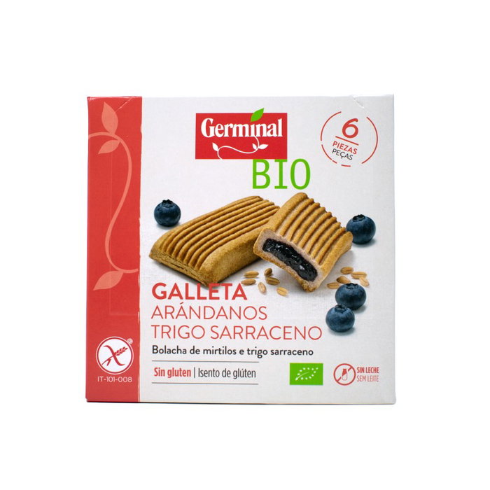 GERMINAL BIO Galletas de Arándano y Trigo Sarraceno Sin Gluten Bio 200g