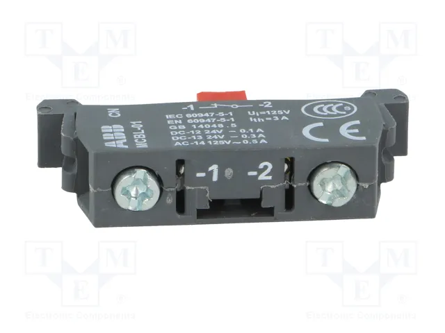 ABB Microcontacto Elemento de contacto NC 22mm para placa frontal