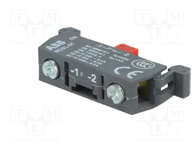 ABB Microcontacto Elemento de contacto NC 22mm para placa frontal