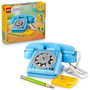 LEGO Creator 31174 Set de Construcción Teléfono Retro 3en1 con Disco Giratorio y Notas Adhesivas, Juguete de Decoración para +8 Años