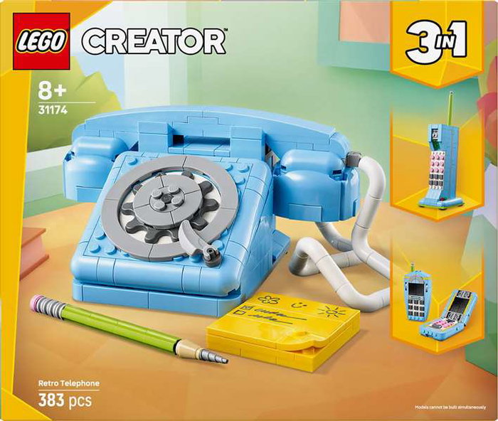 Lego Creator Teléfono Retro - Juego de Construcción para Niños y Adultos