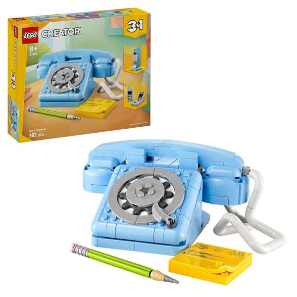 Lego Creator Teléfono Retro - Juego de Construcción para Niños y Adultos