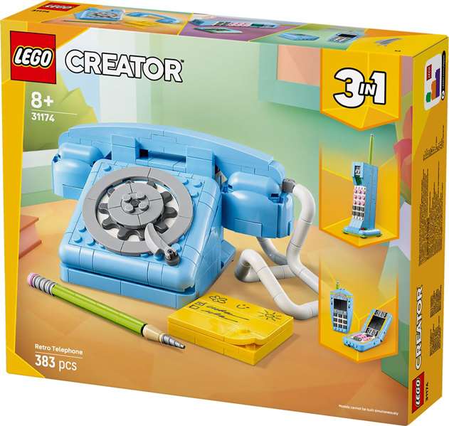 Lego Creator Teléfono Retro - Juego de Construcción para Niños y Adultos