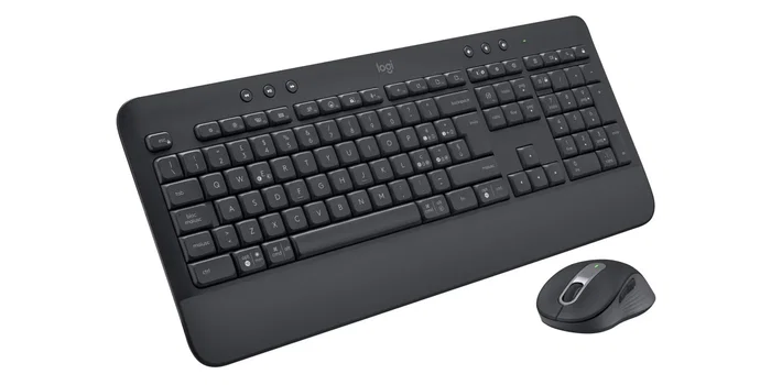 Logitech Signature MK650 for Business Combo - Teclado y Ratón Inalámbrico Bluetooth LE, QWERTY Italiano (Grafito) - Modelo 920-010996