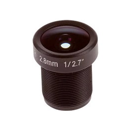 Axis Lente M12 2.8mm F1.2 Interior Negro Ángulo de Visión 170°, Compatible con M3905-R/P3905-R Mk III